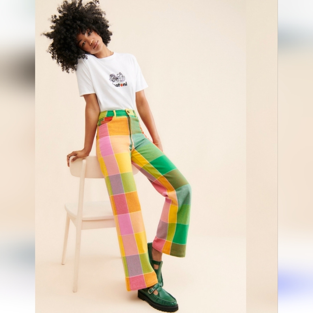 Thinking Mu Art Blanket Pants From FREE PEOPLE - Picture 2 of 16